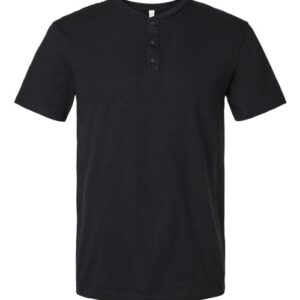 American Apparel Unisex CVC Henley Tee