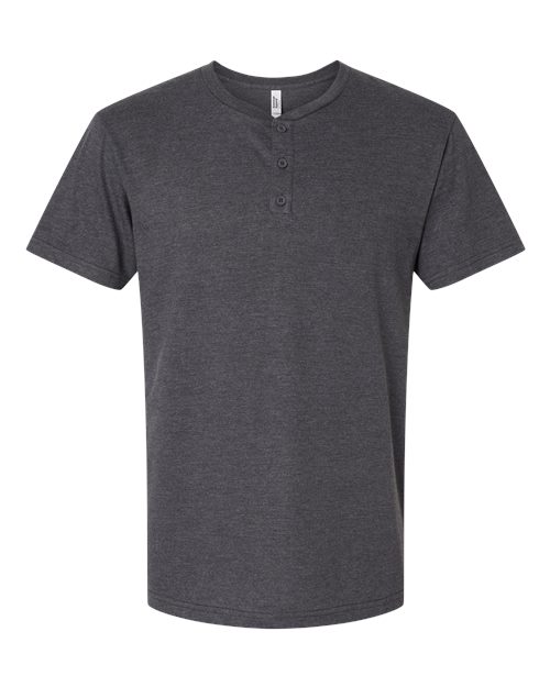 American Apparel Unisex CVC Henley Tee - Image 5