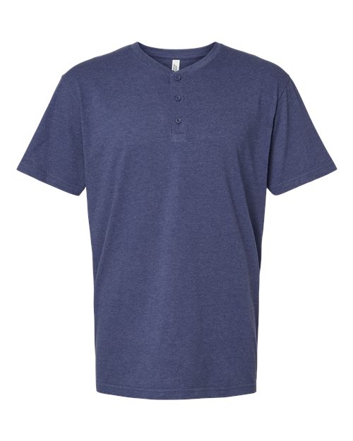American Apparel Unisex CVC Henley Tee - Image 6