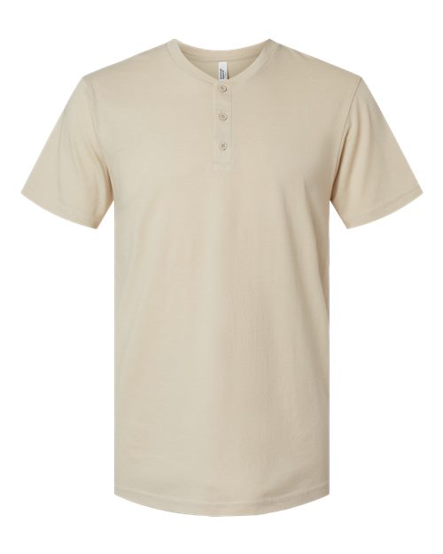 American Apparel Unisex CVC Henley Tee - Image 4