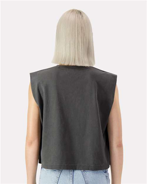 American Apparel Women's Heavyweight Cotton Garment-Dyed Muscle Tee - Image 12