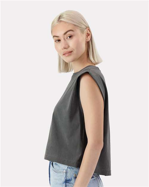 American Apparel Women's Heavyweight Cotton Garment-Dyed Muscle Tee - Image 11