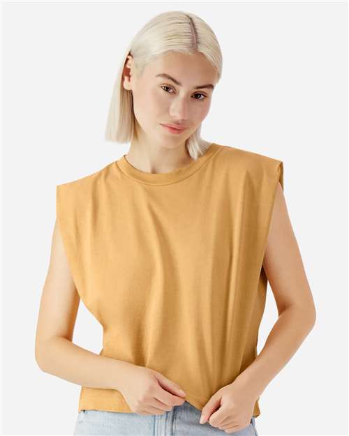 American Apparel Women's Heavyweight Cotton Garment-Dyed Muscle Tee - Image 29