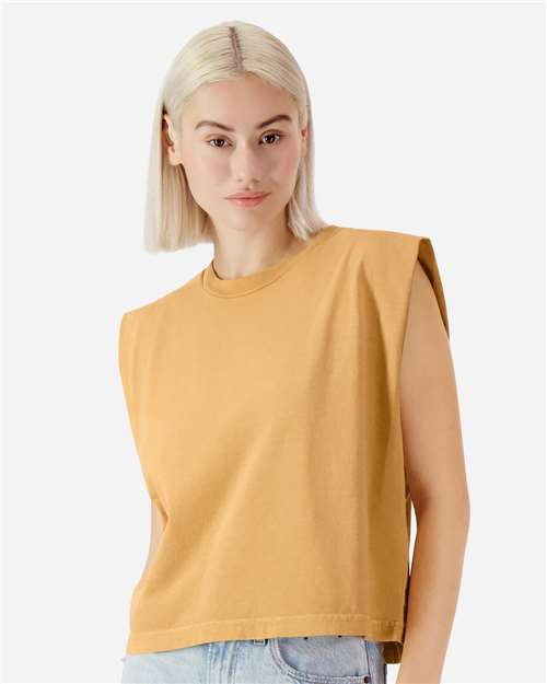 American Apparel Women's Heavyweight Cotton Garment-Dyed Muscle Tee - Image 30