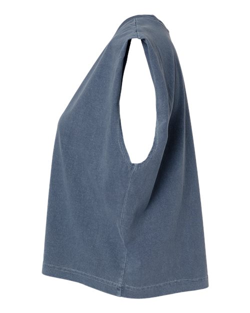 American Apparel Women's Heavyweight Cotton Garment-Dyed Muscle Tee - Image 34
