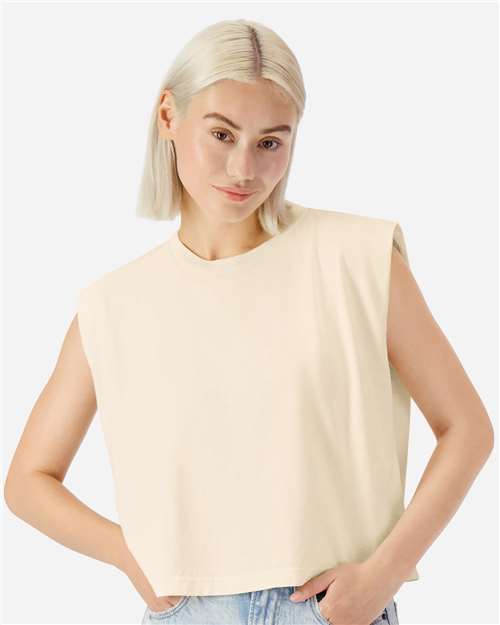 American Apparel Women's Heavyweight Cotton Garment-Dyed Muscle Tee - Image 23