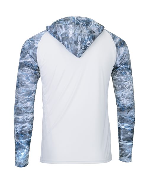 Paragon Men's Biloxi Performance Colorblocked Hooded Long Sleeve T-Shirt - Image 24