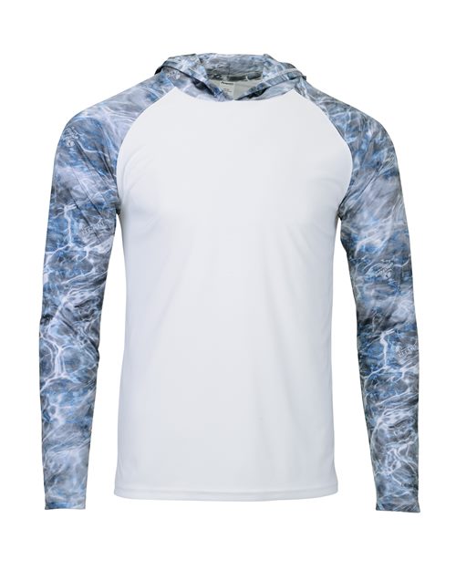 Paragon Men's Biloxi Performance Colorblocked Hooded Long Sleeve T-Shirt - Image 23