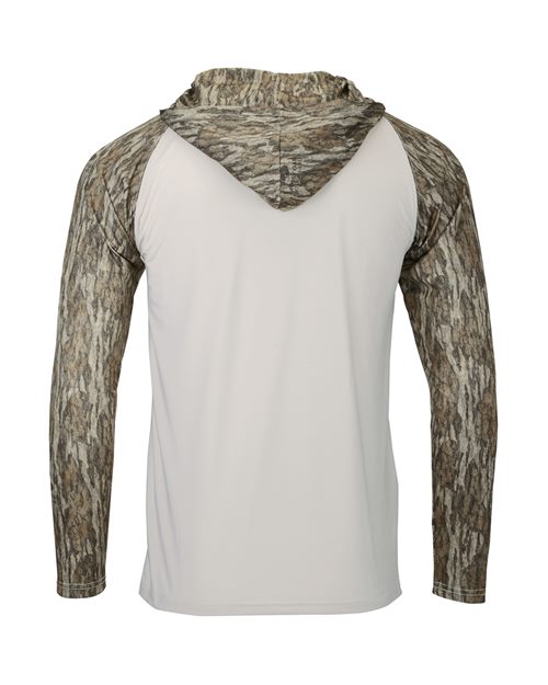 Paragon Men's Biloxi Performance Colorblocked Hooded Long Sleeve T-Shirt - Image 3