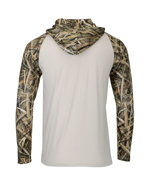 Paragon Men's Biloxi Performance Colorblocked Hooded Long Sleeve T-Shirt - Image 18