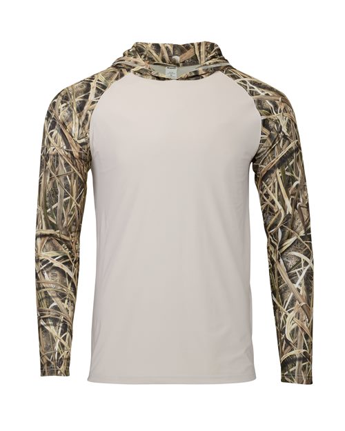 Paragon Men's Biloxi Performance Colorblocked Hooded Long Sleeve T-Shirt - Image 17