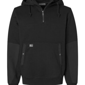 DRI DUCK Men's Mission Quarter-Zip Hooded Pullover