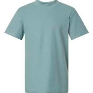 American Apparel Unisex Pique Mockneck Tee