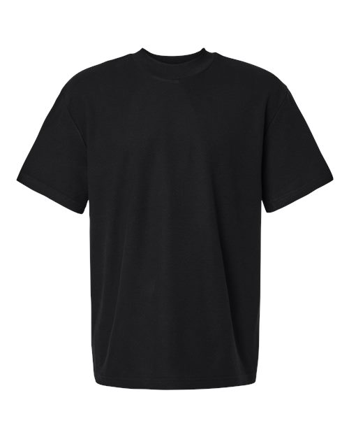 American Apparel Unisex Pique Mockneck Tee - Image 3