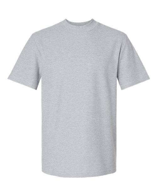 American Apparel Unisex Pique Mockneck Tee - Image 5
