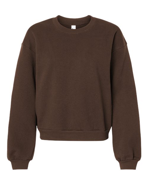 American Apparel Women's ReFlex Fleece Crewneck Sweatshirt - Image 6