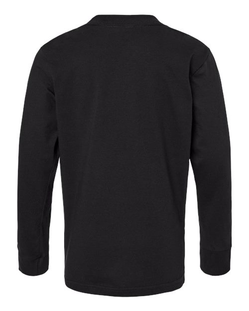 Next Level Youth Cotton Long Sleeve T-Shirt - Image 3