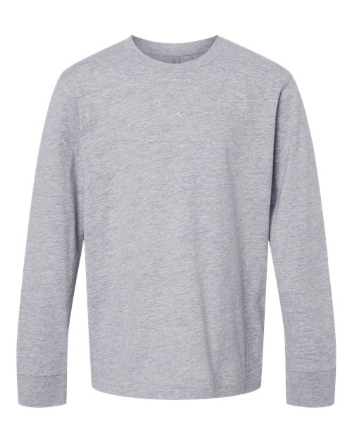 Next Level Youth Cotton Long Sleeve T-Shirt - Image 8