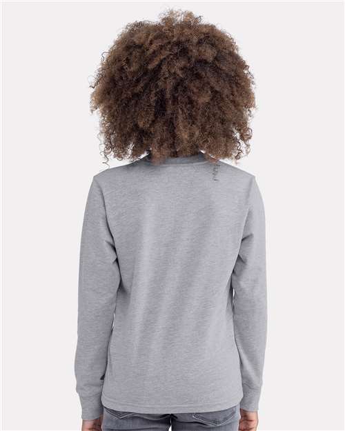 Next Level Youth Cotton Long Sleeve T-Shirt - Image 13