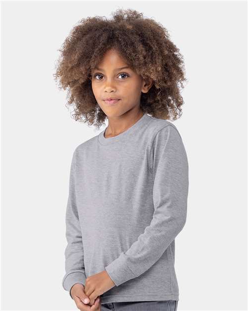 Next Level Youth Cotton Long Sleeve T-Shirt - Image 12