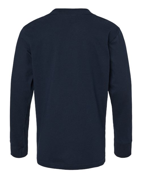 Next Level Youth Cotton Long Sleeve T-Shirt - Image 15