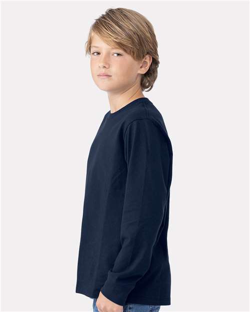 Next Level Youth Cotton Long Sleeve T-Shirt - Image 18