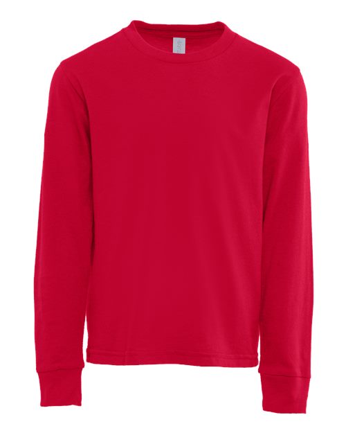Next Level Youth Cotton Long Sleeve T-Shirt - Image 20