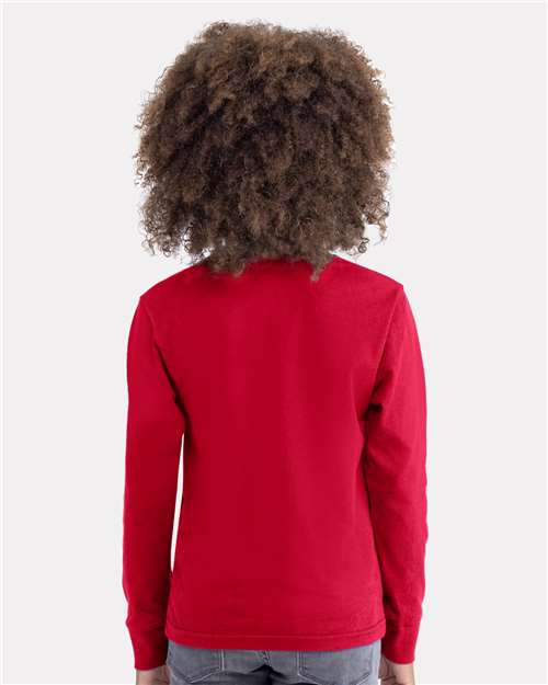 Next Level Youth Cotton Long Sleeve T-Shirt - Image 24