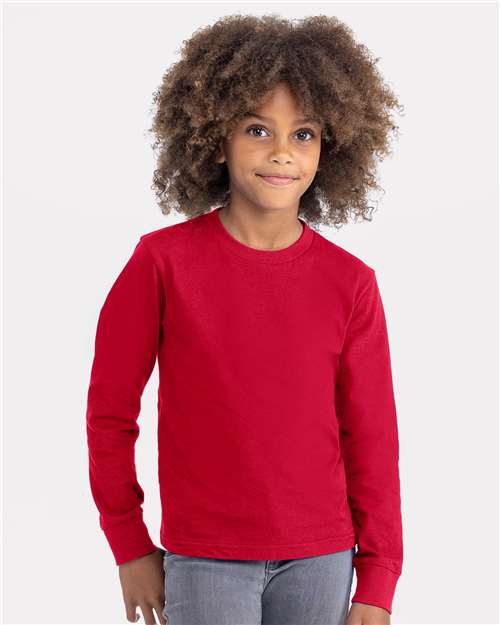 Next Level Youth Cotton Long Sleeve T-Shirt - Image 22