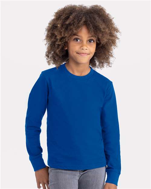 Next Level Youth Cotton Long Sleeve T-Shirt - Image 27