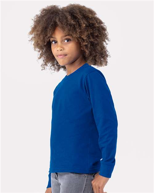 Next Level Youth Cotton Long Sleeve T-Shirt - Image 28