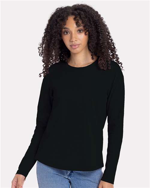 Next Level Women's Cotton Relaxed Long Sleeve T-Shirt - Image 5