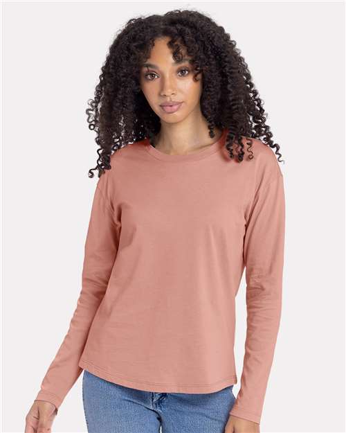 Next Level Women's Cotton Relaxed Long Sleeve T-Shirt - Image 10