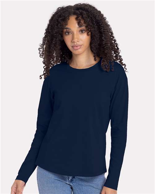 Next Level Women's Cotton Relaxed Long Sleeve T-Shirt - Image 22