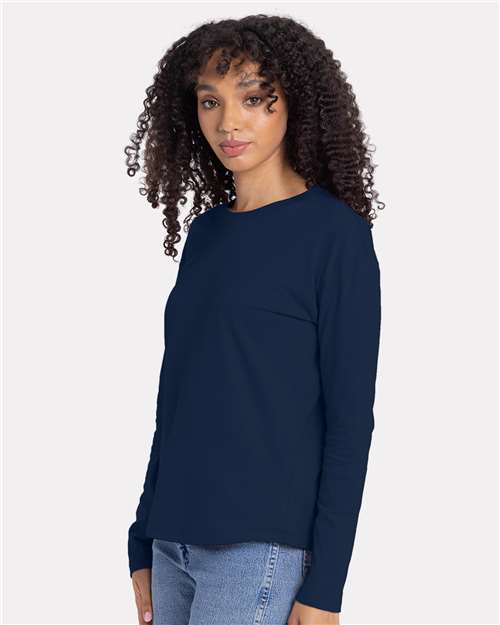 Next Level Women's Cotton Relaxed Long Sleeve T-Shirt - Image 23
