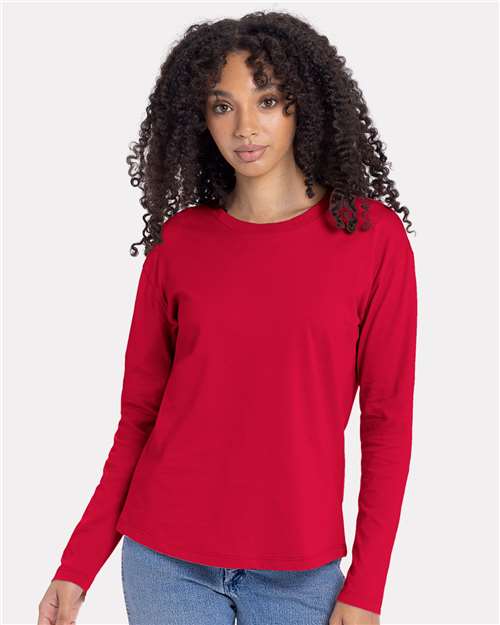 Next Level Women's Cotton Relaxed Long Sleeve T-Shirt - Image 27