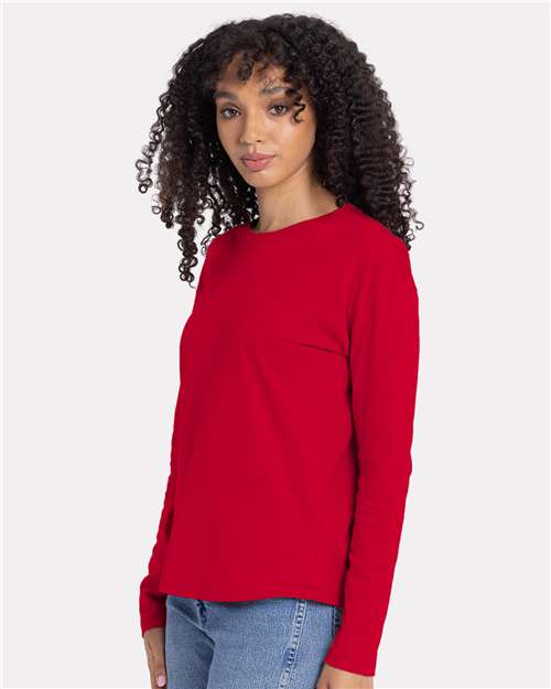 Next Level Women's Cotton Relaxed Long Sleeve T-Shirt - Image 28