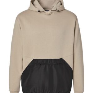 MV Sport Unisex Mixed Media Hooded Sweatshirt
