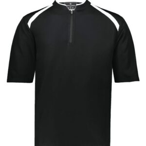 Holloway Youth Clubhouse Short Sleeve Quarter-Zip Pullover