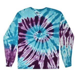 Colortone Youth Tie-Dyed Long Sleeve T-Shirt