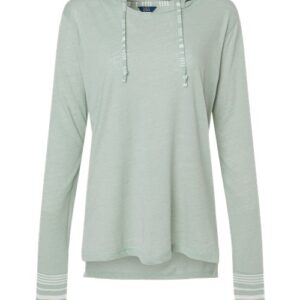 MV Sport Women's Heathered Jersey Hooded Tunic