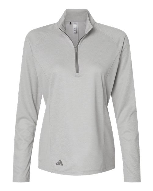 Adidas Women's Space Dyed Quarter-Zip Pullover - Image 4