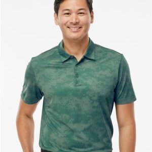Adidas Men's All Over Camo Print Polo