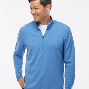 Adidas Men's 3-Stripes Quarter-Zip Sweater Pullover