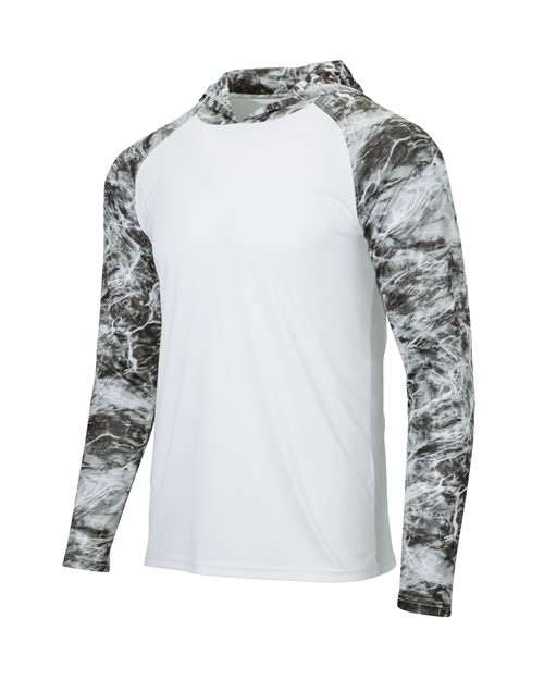 Paragon Men's Biloxi Performance Colorblocked Hooded Long Sleeve T-Shirt - Image 7