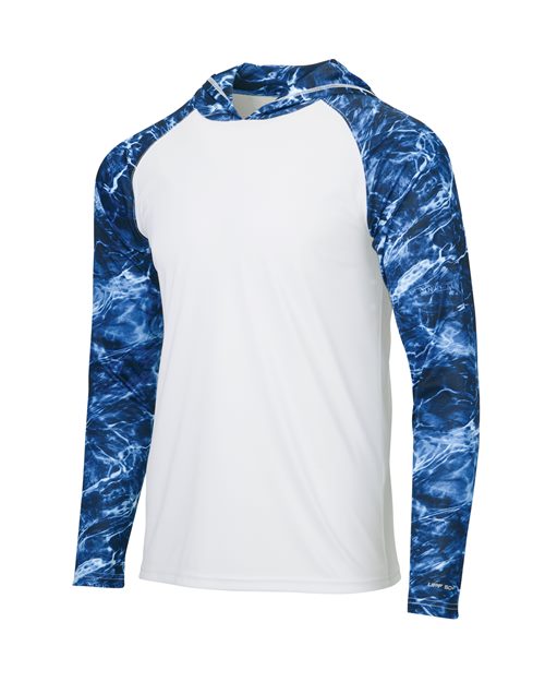 Paragon Men's Biloxi Performance Colorblocked Hooded Long Sleeve T-Shirt - Image 10