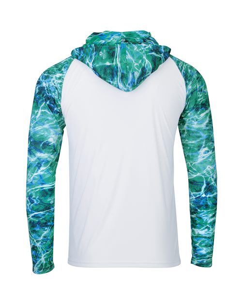 Paragon Men's Biloxi Performance Colorblocked Hooded Long Sleeve T-Shirt - Image 15