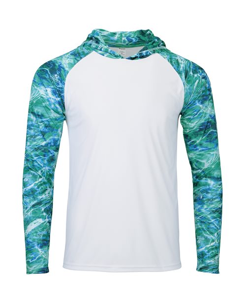 Paragon Men's Biloxi Performance Colorblocked Hooded Long Sleeve T-Shirt - Image 14