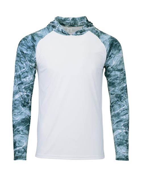 Paragon Men's Biloxi Performance Colorblocked Hooded Long Sleeve T-Shirt - Image 20