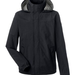 Nautica Men's Voyage Hooded Rain Jacket